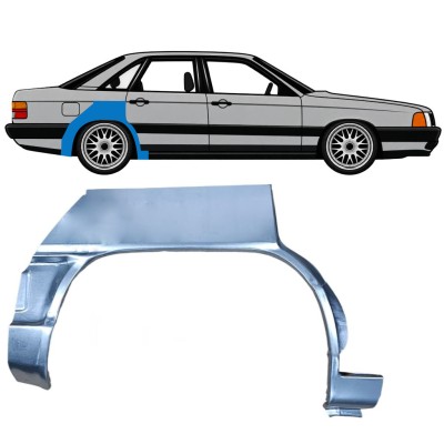 Lem zadného blatníka pre Audi 100 C3 1982-1990 / Pravá 7607