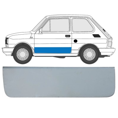 Opravný plech dverí pre Fiat 126p 1972-2000 / Ľavý 17261