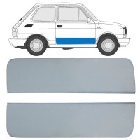 Opravný plech dverí pre Fiat 126p 1972-2000 / Ľavá+Pravá / Sada 17262