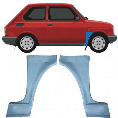 Opravný plech predného blatníka pre Fiat 126p 1994-2000 / Sada 11222