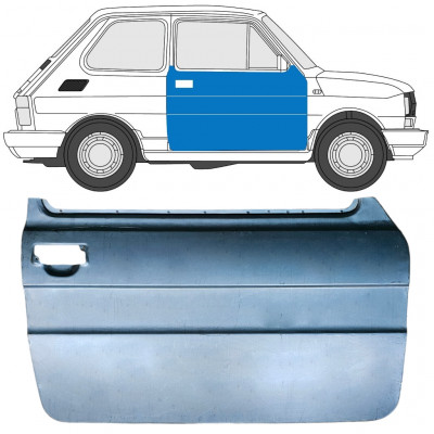 Opravný plech dverí pre Fiat 126p 1985-1994 / Pravá 7570