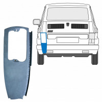 Opravný plech zadného rohu pre Fiat 126p 1972-2000 / Ľavý 7578