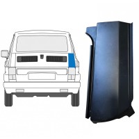 Opravný plech zadného rohu pre Fiat 126p 1972-2000 / Pravá 14959