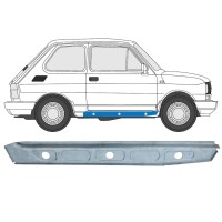 Opravný plech prahu vnútorný pre Fiat 126p 1972-2000 / Pravá 15121