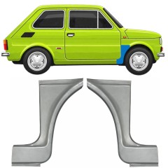 Opravný plech predného blatníka pre Fiat 126p 1972-1994 ST/FL / Ľavá+Pravá / Sada 11219
