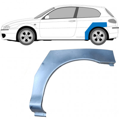 Lem zadného blatníka pre Alfa Romeo 147 2000-2010 / Ľavý 6049