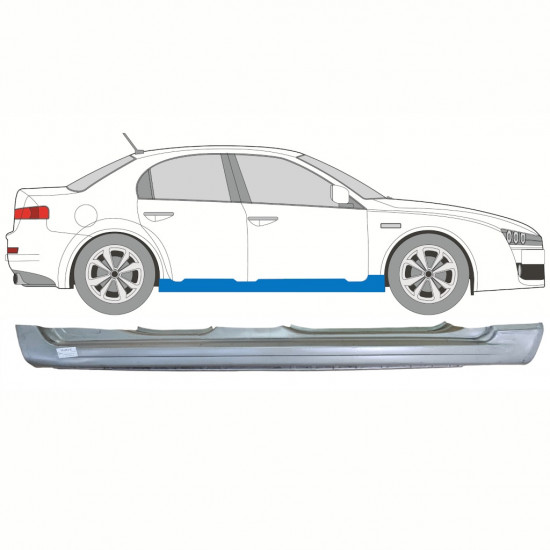 Opravný plech prahu pre Alfa Romeo 159 2005-2012 / Pravá 8492