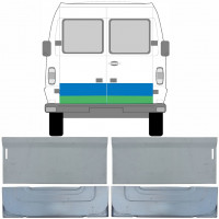 Opravný plech zadných dverí vnútorný + vonkajší pre Mercedes T1 207-410 1977-1995 / Ľavá+Pravá / Sada 9567