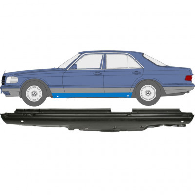 Opravný plech prahu pre Mercedes S-class 1979-1991 / Ľavý 6740