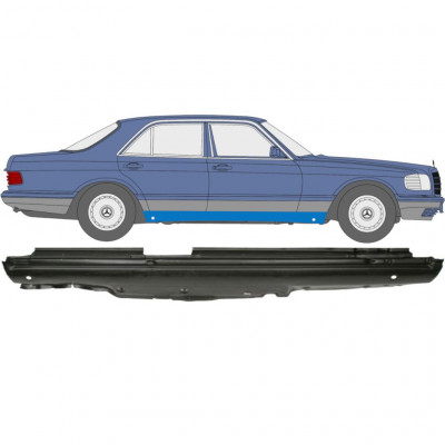 Opravný plech prahu pre Mercedes S-class 1979-1991 / Pravá 6739