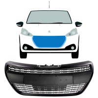 Čierna mriežka pre Peugeot 208 2015-2019 ALLURE / Sada 7537