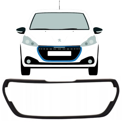 Rám masky chladiča pre Peugeot 208 2015-2019 16199