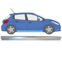 Opravný plech prahu pre Peugeot 208 2012-2019 / Pravá 16313