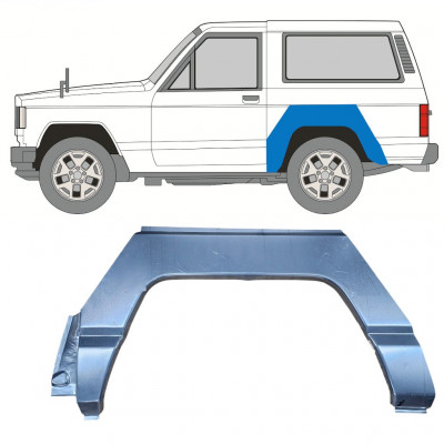 Lem zadného blatníka pre Nissan Patrol 1979-1993 / Ľavý 9313