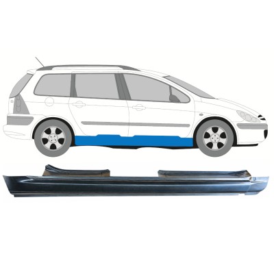 Kompletný prah pre Peugeot 307 2001-2008 / Pravá / COMBI 16967
