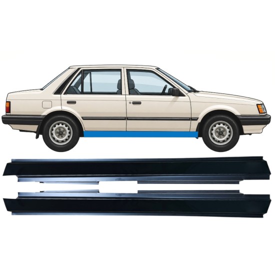 Kompletný prah pre Mazda 323 BF 1985-1989 / Ľavý / Pravá / Ľavá+Pravá / Sada 12961
