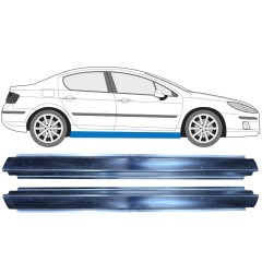 Opravný plech prahu pre Peugeot 407 2004-2011 / Ľavá+Pravá / Sada 9413