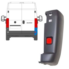 Roh zadného nárazníka s odrazkou pre Citroen Jumper 2006-2018 / Pravá / Sada 14035