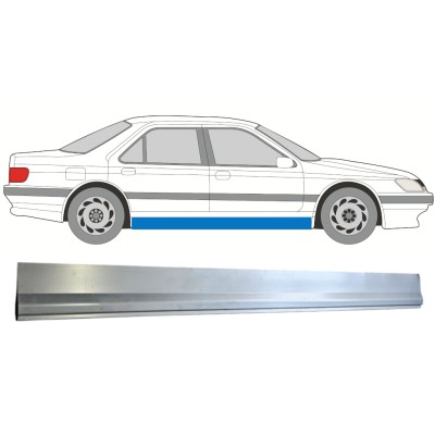 Opravný plech spodnej časti prahu pre Peugeot 605 1989-1999 / Vľavo = Vpravo (symetrické) 15218