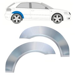 Lem zadného blatníka pre Audi A3 8P 2003-2012 / Ľavá+Pravá / Sada 16321