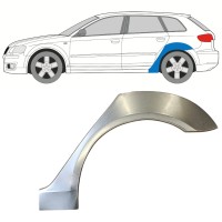 Lem zadného blatníka pre Audi A3 8P 2003-2012 / Ľavý 15209