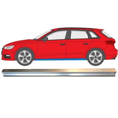 Opravný plech spodnej časti prahu pre Audi A3 8V 2012-2020 / Ľavý 14993
