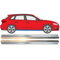 Opravný plech spodnej časti prahu pre Audi A3 8V 2012-2020 / Ľavá+Pravá / Sada 14994