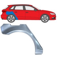 Lem zadného blatníka pre Audi A3 8V 2012-2020 / Pravá / HATCHBACK 17280