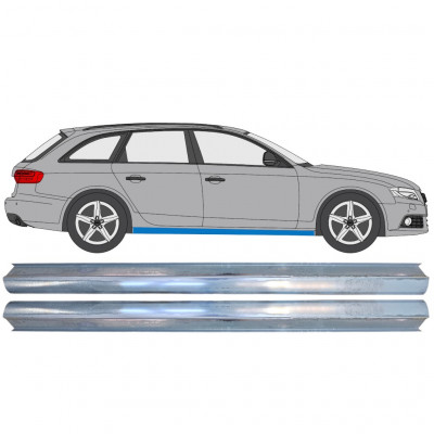 Opravný plech prahu pre Audi A4 B8 2007-2016 / Vľavo = Vpravo (symetrické) 9968