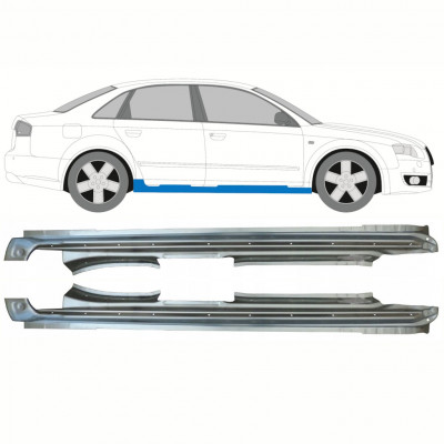 Opravný plech prahu pre Audi A4 B6 B7 2000-2007 / Ľavá+Pravá / Sada 10336