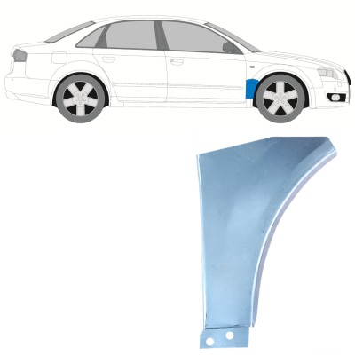 Opravný plech predného blatníka pre Audi A4 B7 2004-2007 / Pravá 15169