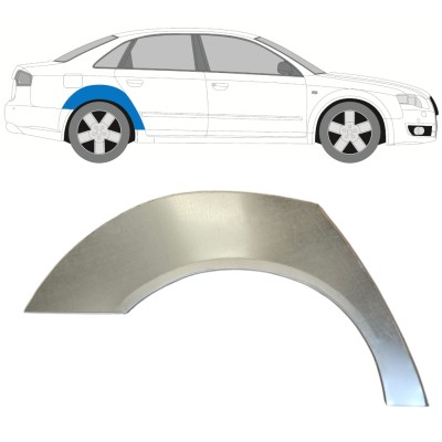 Lem zadného blatníka pre Audi A4 B7 2004-2007 / Pravá 14743