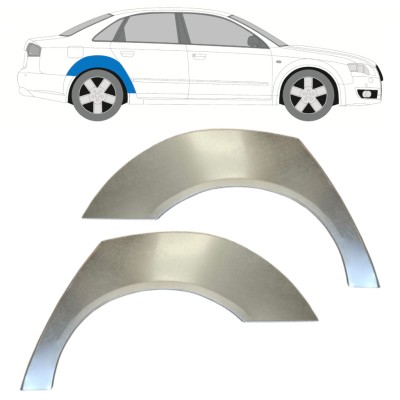 Lem zadného blatníka pre Audi A4 B7 2004-2007 / Ľavá+Pravá / Sada 14747