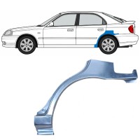 Lem zadného blatníka pre Hyundai Accent 2000-2006 / Ľavý 7594