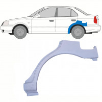 Lem zadného blatníka pre Hyundai Accent 2000-2006 / Ľavý 8503