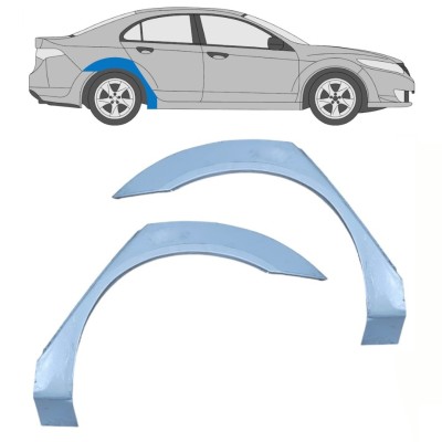 Lem zadného blatníka pre Honda Accord 2008-2016 / Ľavá+Pravá / Sada 16289