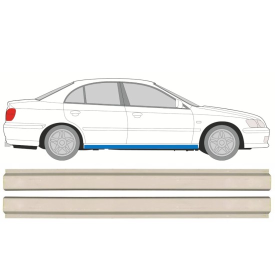 Opravný plech spodnej časti prahu pre Honda Accord 1998-2002 / Ľavá+Pravá / Sada 16103