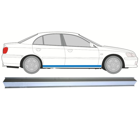 Opravný plech hornej časti prahu