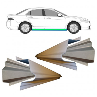 Opravný plech prahu vnútorný + vonkajší pre Honda Accord 2002-2008 / Sada 11731