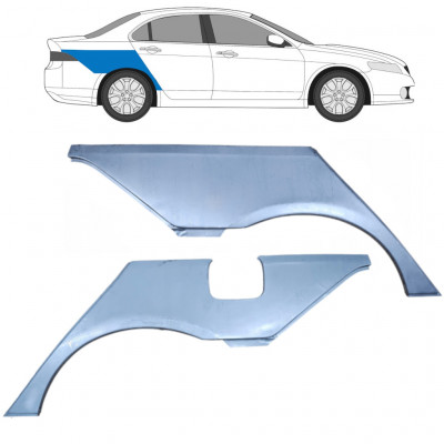 Lem zadného blatníka pre Honda Accord 2002-2008  / Ľavá+Pravá / SEDAN / Sada 10441