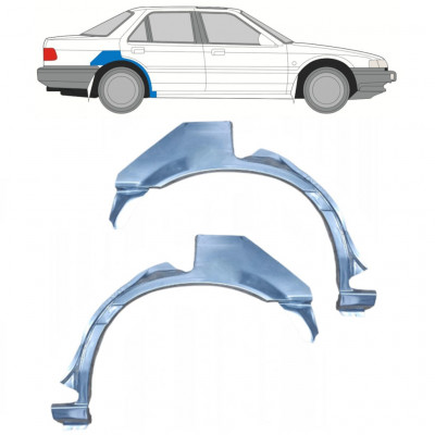 Lem zadného blatníka pre Honda Accord 1985-1989 / Ľavá+Pravá / Sada 9880