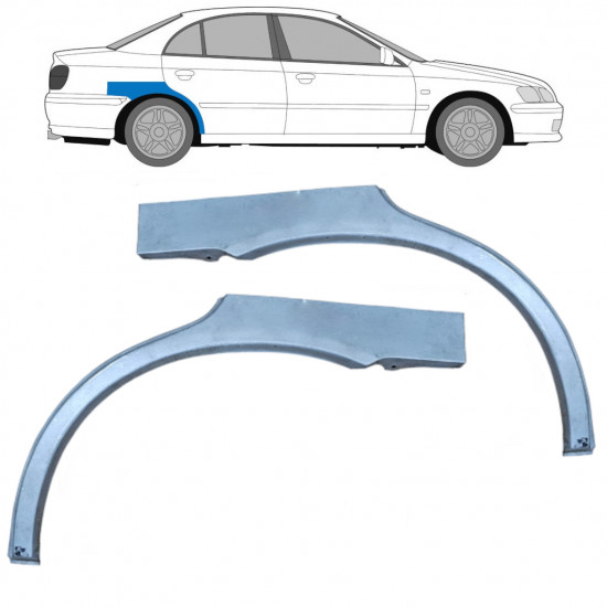 Lem zadného blatníka pre Honda Accord 1998-2002 / Ľavá+Pravá / Sada 9242