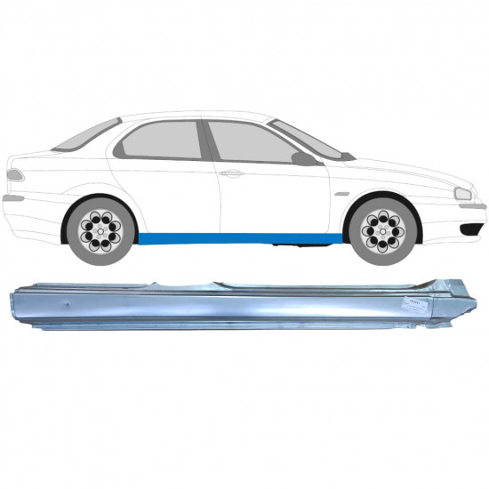 Kompletný prah pre Alfa Romeo 156 1997-2005 / Pravá 5399