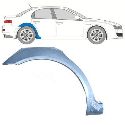 Lem zadného blatníka pre Alfa Romeo 159 2005-2012 / Pravá 7586