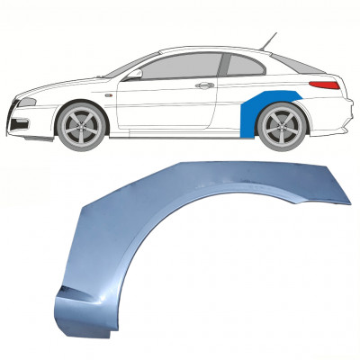 Lem zadného blatníka pre Alfa Romeo Gt 2003-2010 / Ľavý 8694