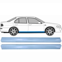 Opravný plech prahu pre Nissan Almera N15 1995-1999 / Vľavo = Vpravo (symetrické) / Sada 10568