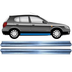 Opravný plech prahu pre Nissan Almera N16 1999-2007 / Vľavo = Vpravo (symetrické) / Sada 10493