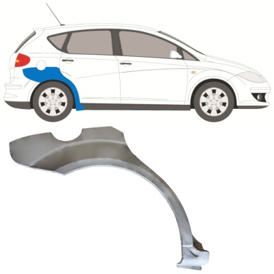 Lem zadného blatníka pre Seat Altea 2004-2015 / Pravá 15046