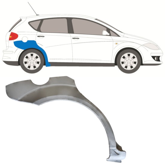 Lem zadného blatníka