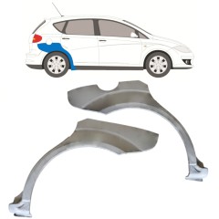 Lem zadného blatníka pre Seat Altea 2004-2015 / Ľavá+Pravá / Sada 15048